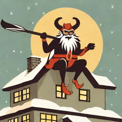 Krampus Up On The Housetop