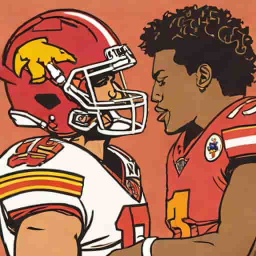 Mahomes Kissing Ref