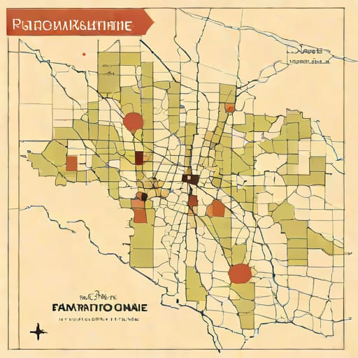 Map Of Pottawatomie County Oklahoma