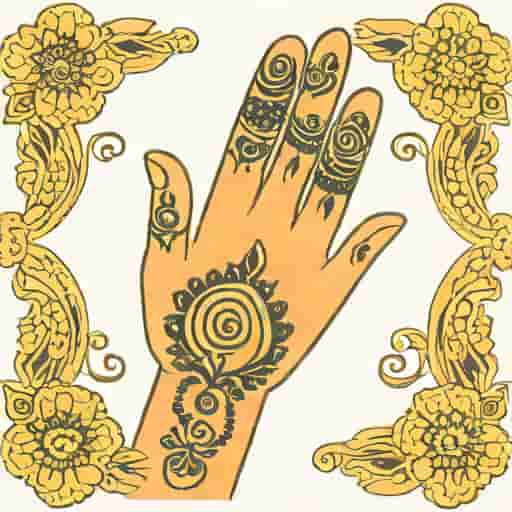 Mehndi Design Girlish Front Hand