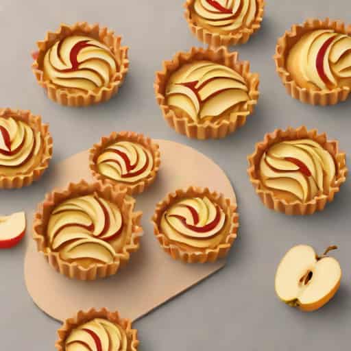 Mini Apple Tarts With Shortcrust Pastry