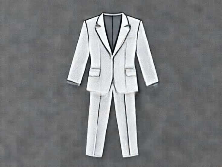 Modern Organza Suit Design