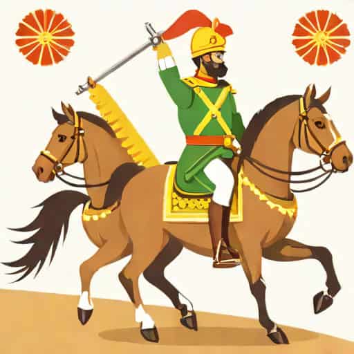 Number Of Cavalrymen In Hindi