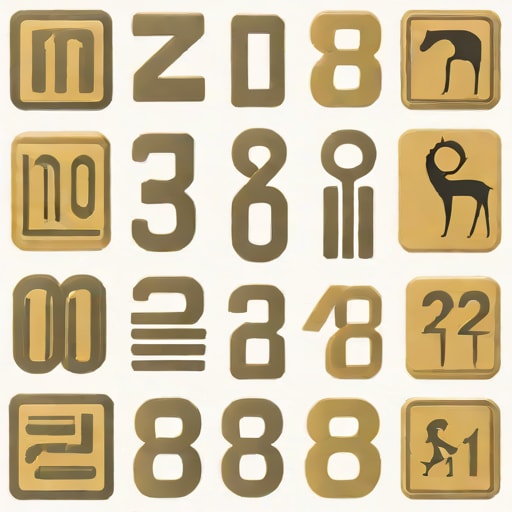 Numbers In Egyptian Hieroglyphs