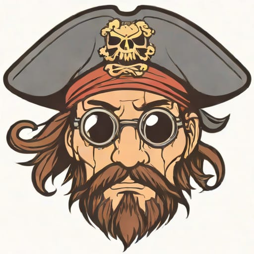 Ocular Covering Worn By A Pirate