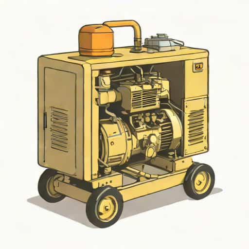 Old Lister Diesel Generator For Sale