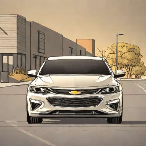 On A 2017 Chevy Malibu
