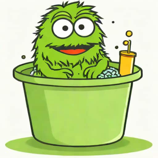 Oscar The Grouch And Slimy