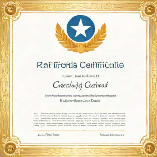 Raf Valedictory Certificate