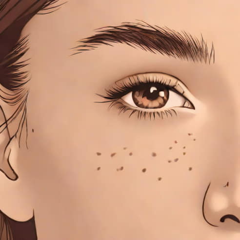 Raised Freckle On Face