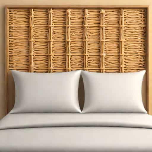 Rattan Headboard Queen