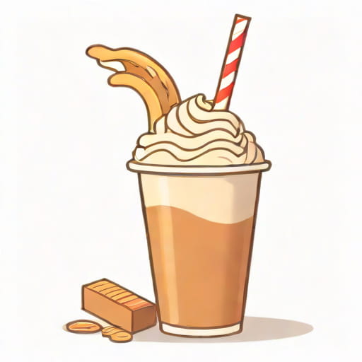 Shaken Udder Salted Caramel Milkshake