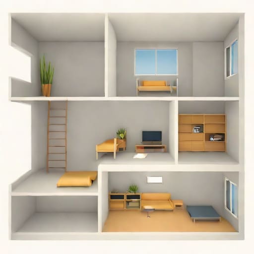Squarish Layout Apartment