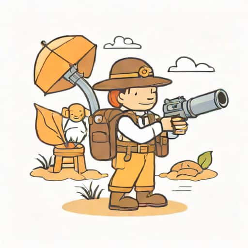 Sweetly And Skilfully Captured Cartoon Explorer
