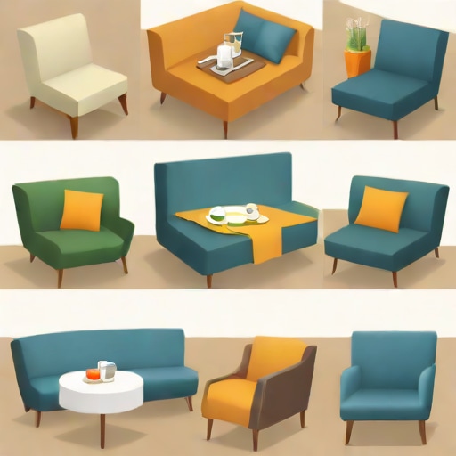 U Shaped Dinette Cushion Covers