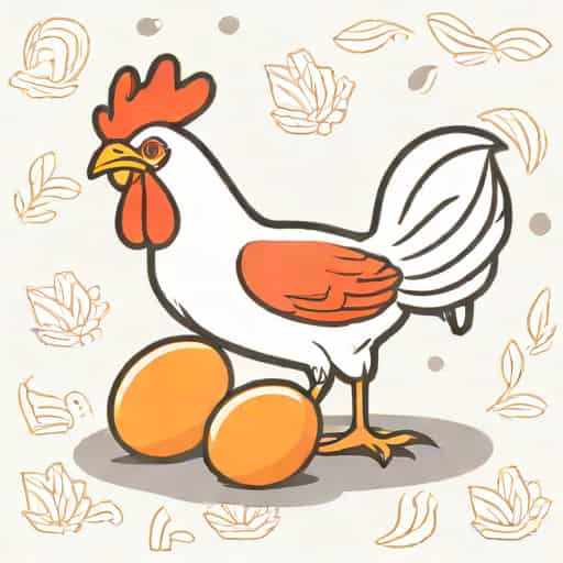 Un Gallo Con Muchos Huevos
