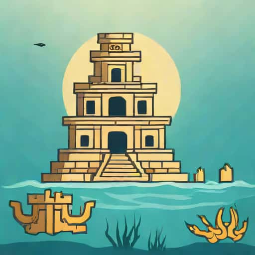 Underwater Mayan City