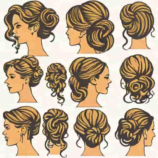 Updos With Weft Extensions