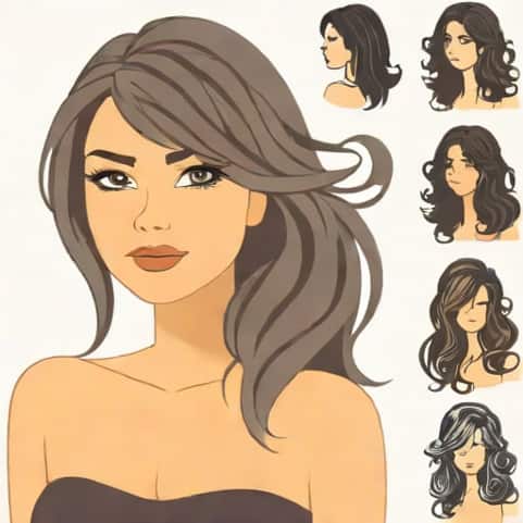 Vapory Layered Flowy Hair