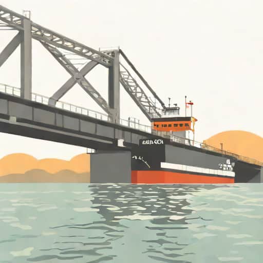 Video Of Barge Hitting Bridge