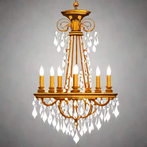 Vintage Crystal Chandelier