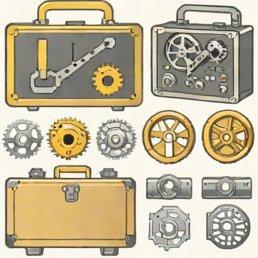 Vintage Erector Set In Metal Box