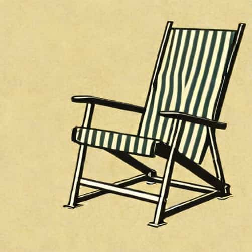 Vintage Lawn Chair Webbing
