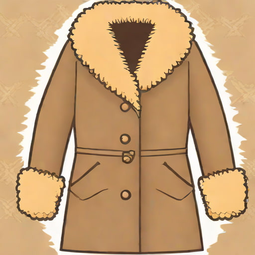 Vintage Sheepskin Coat Womens