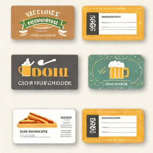 Vouchers For Cookhouse And Pub
