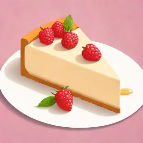 White Choc And Raspberry Cheesecake