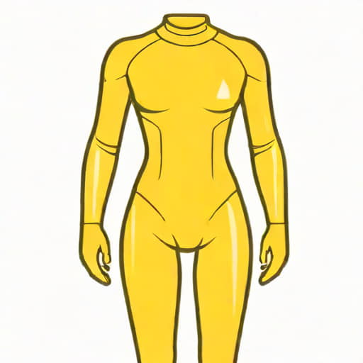 Yellow Latex Bodysuit