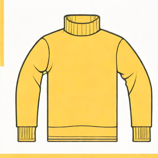 Yellow Mock Turtleneck