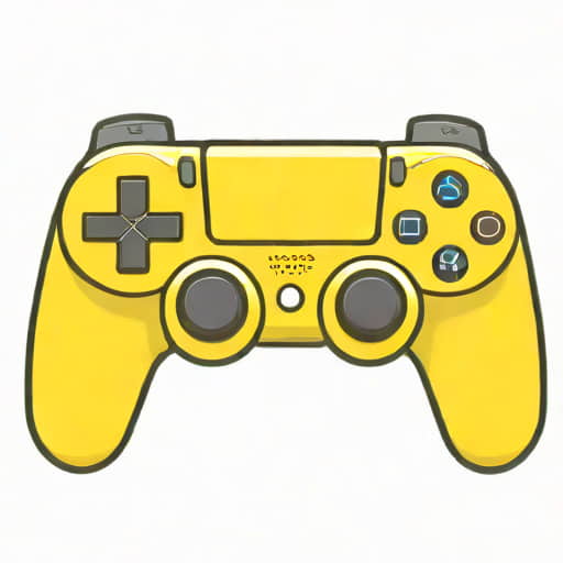 Yellow Ps5 Controller