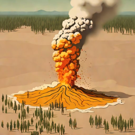 Yellowstone Eruption Simulation