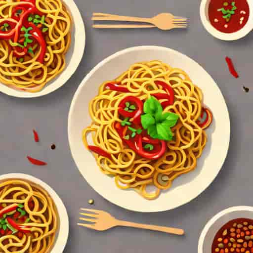 Yerushalmi Pepper Caramelized Noodle Dish