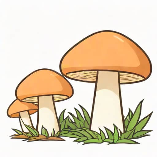 Young Puffball Mushroom