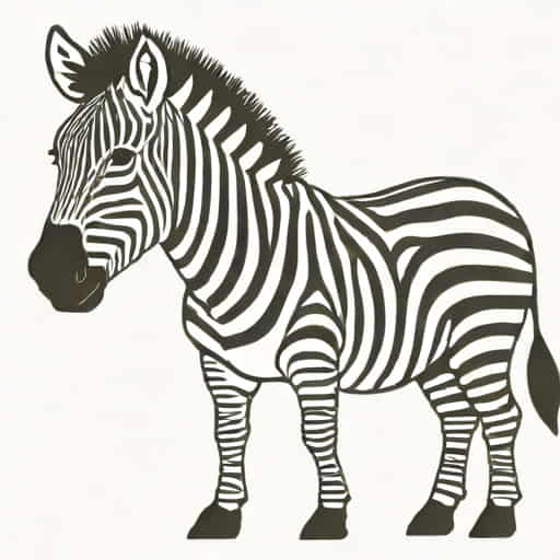 Zebra Coloring Pages Printable