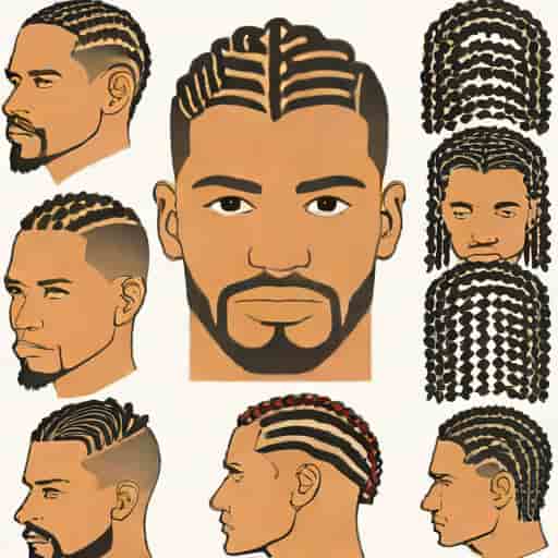 Zig Zag Cornrow For Men