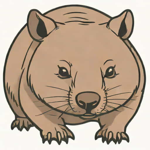 A Picture Of A Wombat