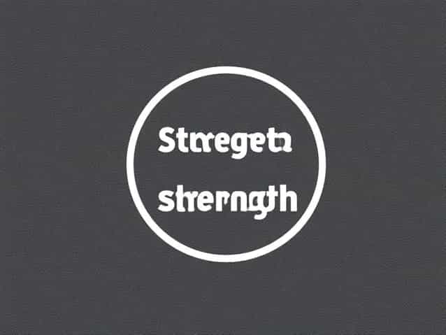 A Sentence With Strengthen
