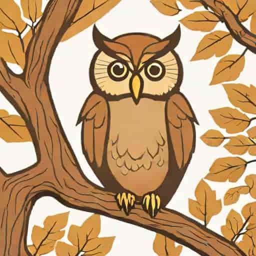 A Wise Old Owl Lived In An Oak
