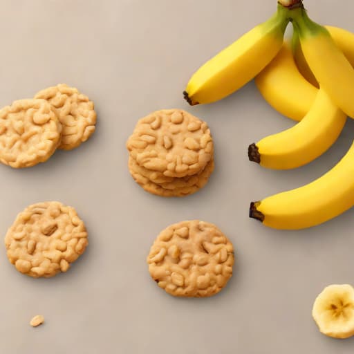 Banana Oatmeal 3 Ingredient Cookies