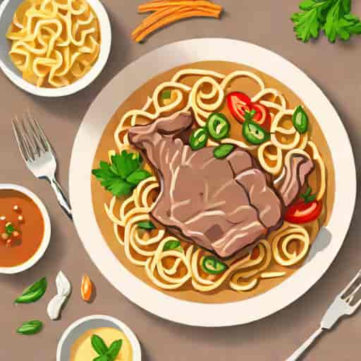 Beef Stroganoff With Leftover Roast
