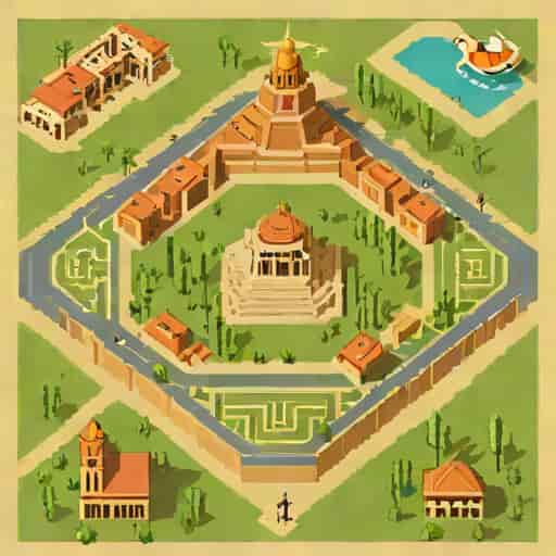 Birds Eye View Of Tenochtitlan
