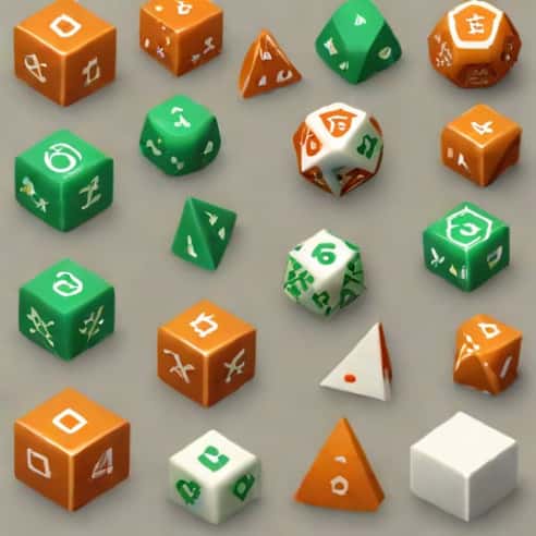 Blank Polyhedral Dice Set