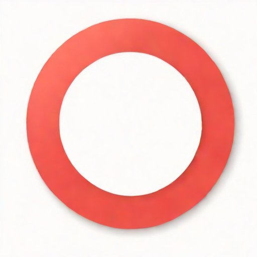 Bouton Rouge Aureole Blanche