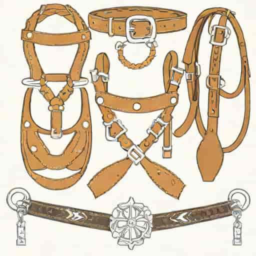 Breast Collar And Headstall Sets