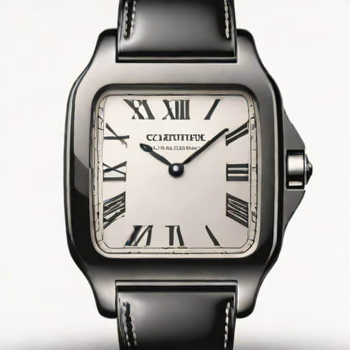 Cartier Santos Dumont Black Lacquer