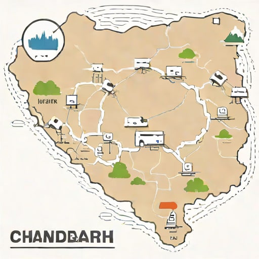 Chandigarh To Srinagar Distance