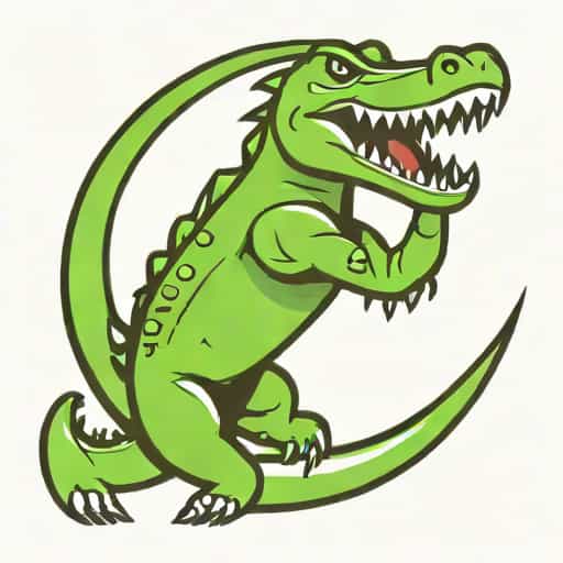 Crocodile Swoosh Polo Player